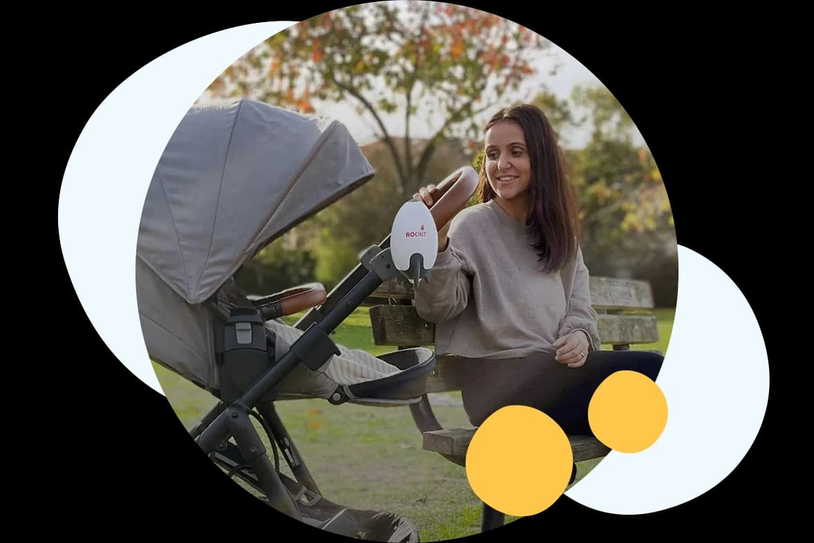 Rechargeable Portable Pushchair Rocker, Rockit