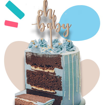 baby shower cake