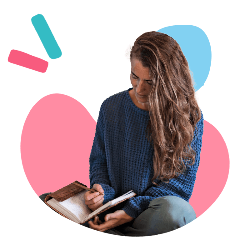 Woman writing