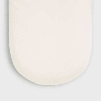 Image showing the Organic Moses Basket Fitted Sheet, Linen product.