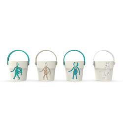Image showing the Bathtime Buckets, White product.