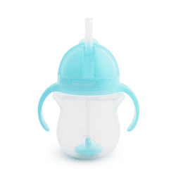 Image showing the Click Lock Tip & Sip Weighted Straw Cup, Blue product.