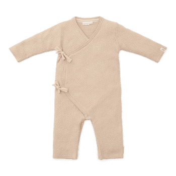 Image showing the Baby Bunny Knitted Baby Romper, 4 - 6 Months, Sand product.