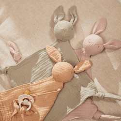 Image showing the Bunny Comforter, Wild Rose product.