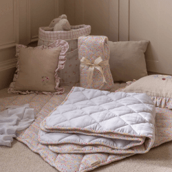 Image showing the Quilted Stay & Play Mat, Wildflower Garden product.