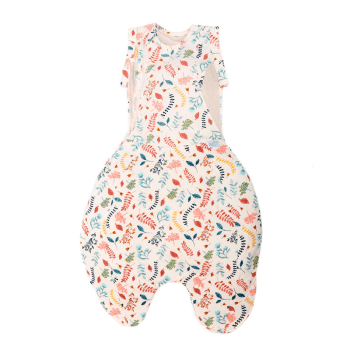 Image showing the Swaddle to Sleep Sleeping Bag, 2.5 TOG, 0 - 4 Months, Botanical product.