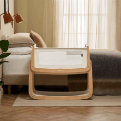 Image showing the SnuzPod5 Bedside Crib, Natural product.