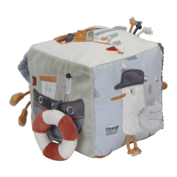 Image showing the Sailors Bay Soft Activity Cube, Blue product.