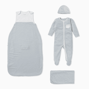 Image showing the Clever Sleep Gift Set, Newborn, Blue Stripe product.