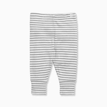 Image showing the Everyday Leggings, 3 - 6 Months, Grey Stripe product.
