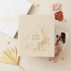 Image showing the My Baby Memory Book (Cloth Cover), Safari product.