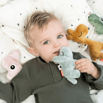 Image showing the Raffi Tiny Sensory Rattle, Mustard product.