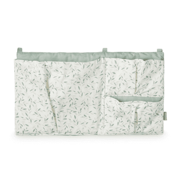 Image showing the Printed Storage Pocket, Green Leaves product.