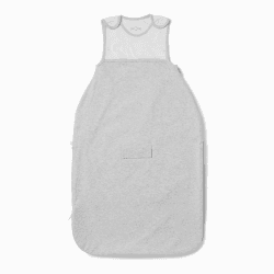 Image showing the Clever Sleeping Bag, 0.5 TOG, 0 - 24 Months, Grey/Summer product.