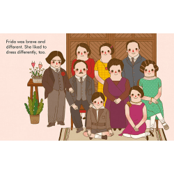 Image showing the Little People, Big Dreams Frida Kahlo, Blue product.