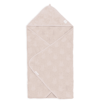 Image showing the Jollein x Miffy Hooded Baby Towel, 75 x 75cm, Nougat product.