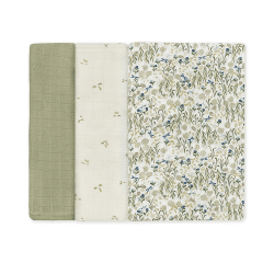 Image showing the Set of 3 Muslin Squares, 70 x 70cm, Riverbank product.