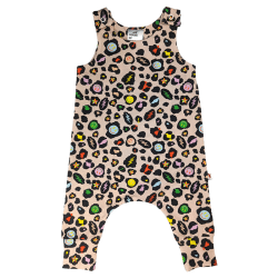 Image showing the Sleeveless Romper, 0 - 3 Months, Electric Leopard product.
