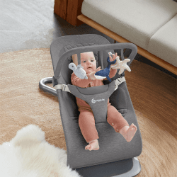 Image showing the Evolve Bouncer Toy Bar, Charcoal Ocean Wonders product.