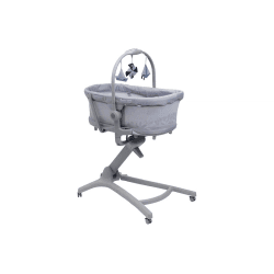 Image showing the Baby Hug 5-in-1 Crib, Earl Grey product.