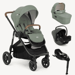 Image showing the Versatrax On The Go 4 Piece Travel System Bundle, Laurel product.