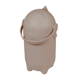 Image showing the Dropy Nappy Bin, Taupe product.