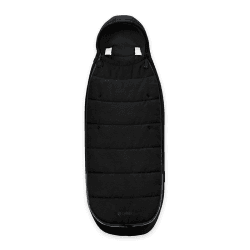 Image showing the Gold Pushchair Footmuff, Moon Black product.