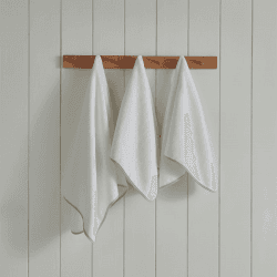 Image showing the 3 Piece Baby Towel Set, Grey product.