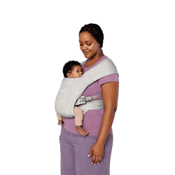 Image showing the Embrace Newborn Baby Carrier, Soft Grey product.