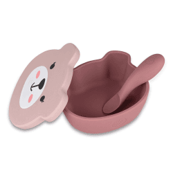 Image showing the Betsy Bear Weaning Set, Pink product.