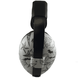 Image showing the Bubzee Baby Earmuffs, Graffiti product.