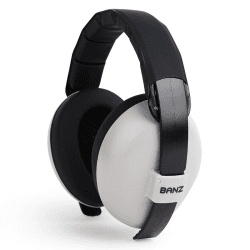 Image showing the Bubzee Baby Earmuffs, Grey product.