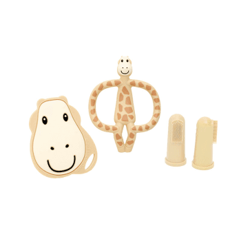 Image showing the 3 Piece Teething Starter Set, Gigi Giraffe product.