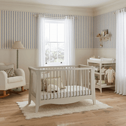 Image showing the Clara Mini Cot Bed, Cashmere product.