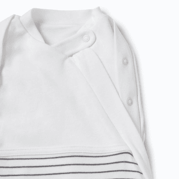 Image showing the Newborn Swaddle Bag, Grey Stripe product.