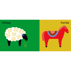 Image showing the Tiny Cloth Books My First Farm Animals, Mixed product.