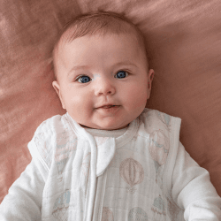 Image showing the Cotton Muslin Sleeping Bag 1.0 TOG, 6-18 Months, Above the Clouds product.