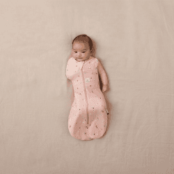 Image showing the All Year Cocoon Swaddle Sleeping Bag 1.0 TOG 3 - 6 Months, Daisies product.