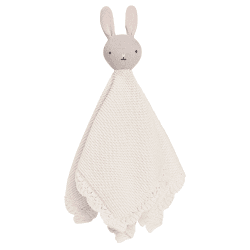 Image showing the Blushing Bunny Knitted Cuddle Cloth, White product.