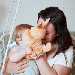 Image showing the Petites Chansons Puppet Soft Toy, Rabbit product.