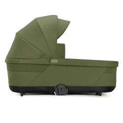Image showing the Cot S Lux Carrycot, Moss Green product.