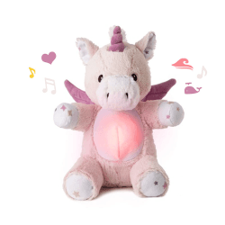 Image showing the LoveLight Lily the Unicorn™ Glowing Sound Machine, Pink product.