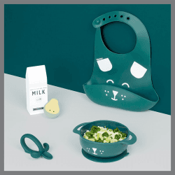 Image showing the First'isy 3 Piece Silicone Baby Weaning Set product.