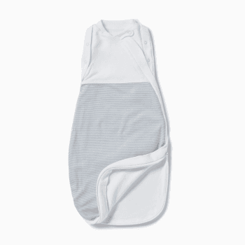 Image showing the Newborn Swaddle Bag, Blue stripe product.