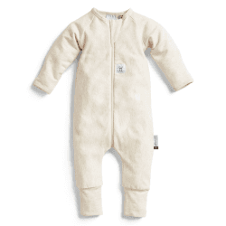 Image showing the Layers Long Sleeve Babygrow 0.2 TOG, 3 - 6 Months, Oatmeal product.