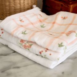 Image showing the Essentials Pack of 3 Washcloths, Country Floral product.