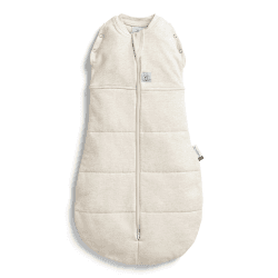 Image showing the Organic Winter Cocoon Swaddle Sleeping Bag 2.5 TOG 0 - 3 Months, Oatmeal product.