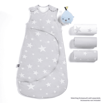 Image showing the SnuzPod 3 Piece Bedside Crib Bedding Set, L90 x W45 x H1cm, Star product.