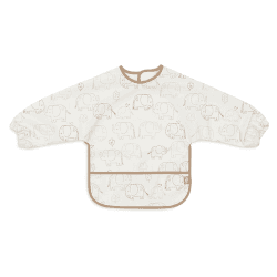 Image showing the Long Sleeve Waterproof Bib, Elephant Tales product.