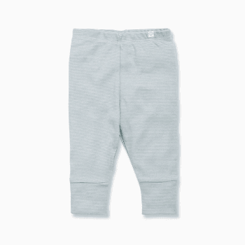 Image showing the Everyday Leggings, 3 - 6 Months, Blue Stripe product.